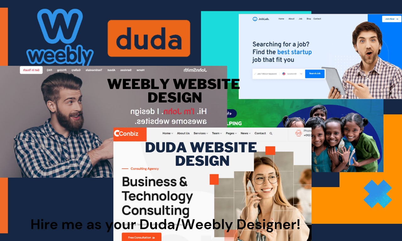 Design weebly website, build squarespace website design duda website, by  Kolade_wealth | Fiverr