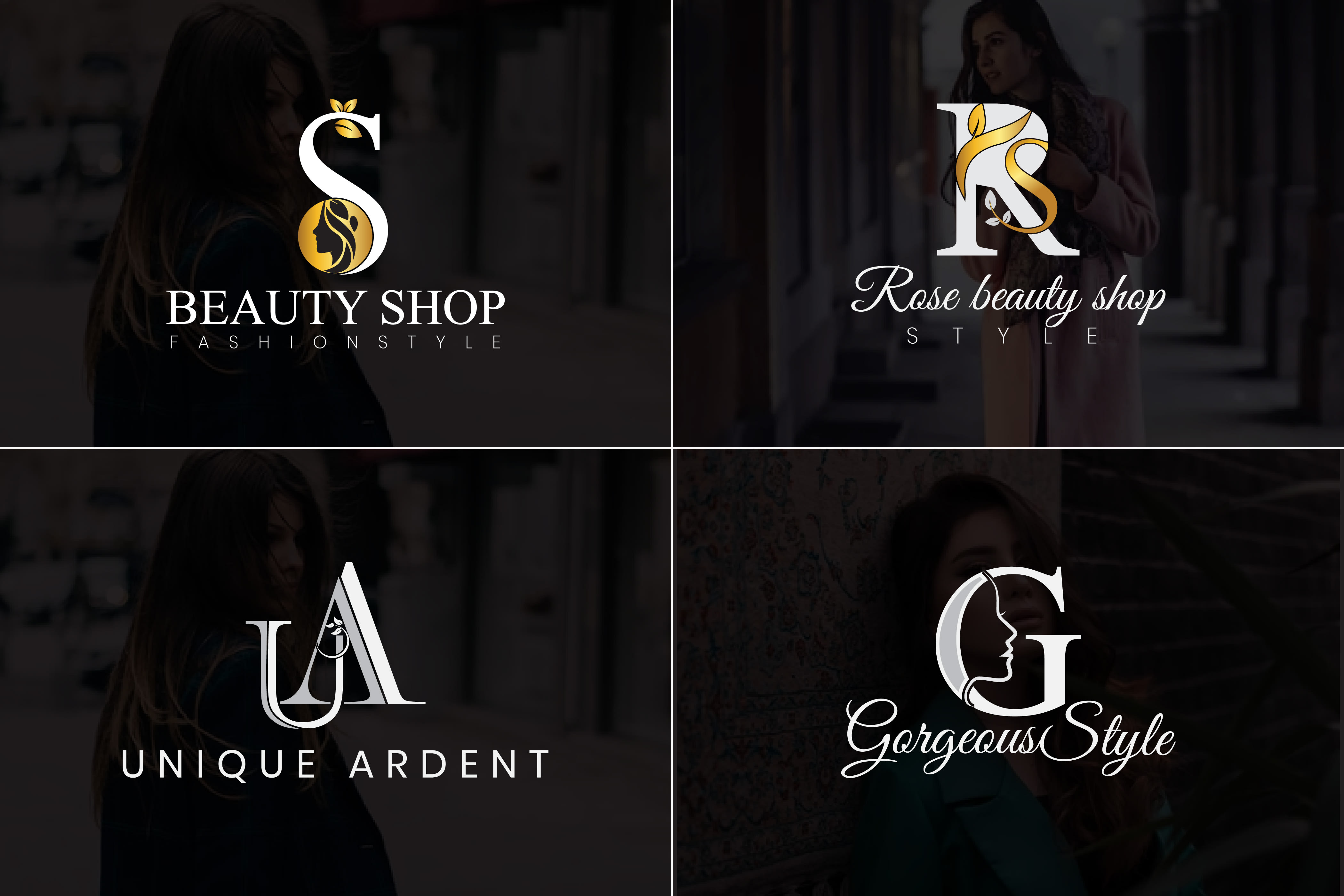 design modern fashion beauty boutique urban streetwear clothing line brand  logo