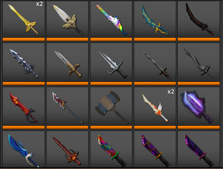 Trading assassin knifes for mm2 knifes, Video Gaming, Gaming