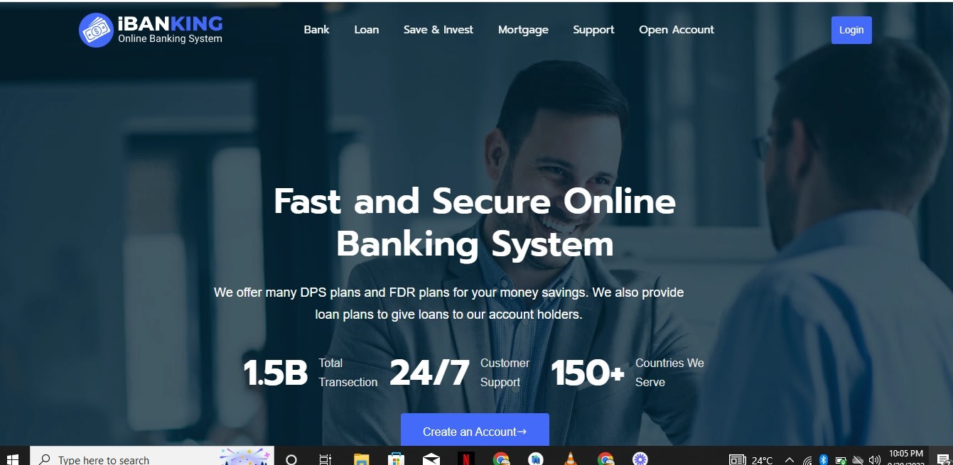 Build an online banking website suitable for your business by Davidlamb656  | Fiverr