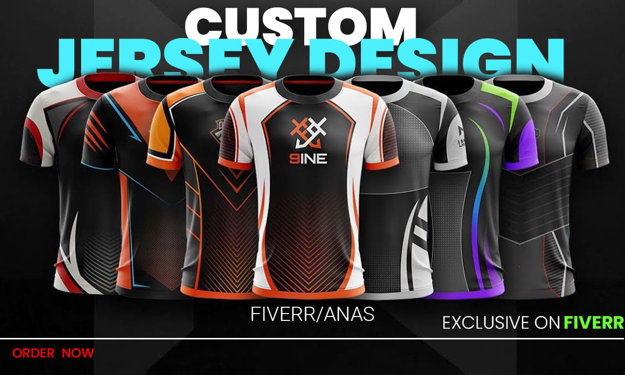 Custom Sublimation Esports Jersey - Yinshan Sportswear