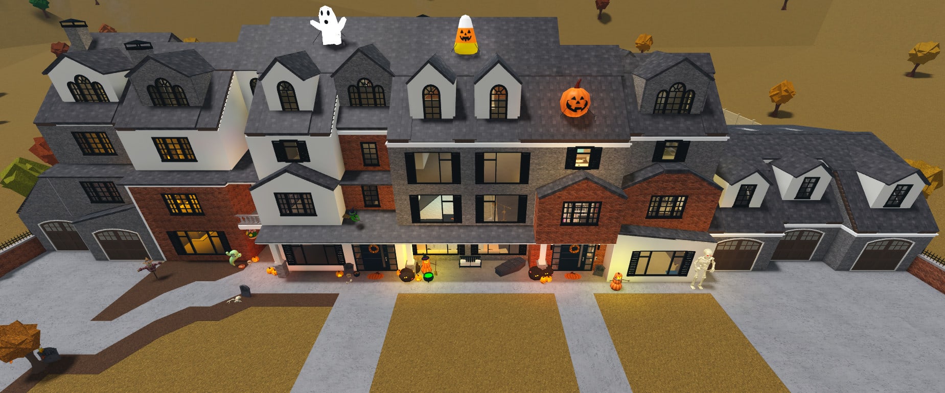 Halloween Mansion progress 🎃🎃💀 : r/Bloxburg