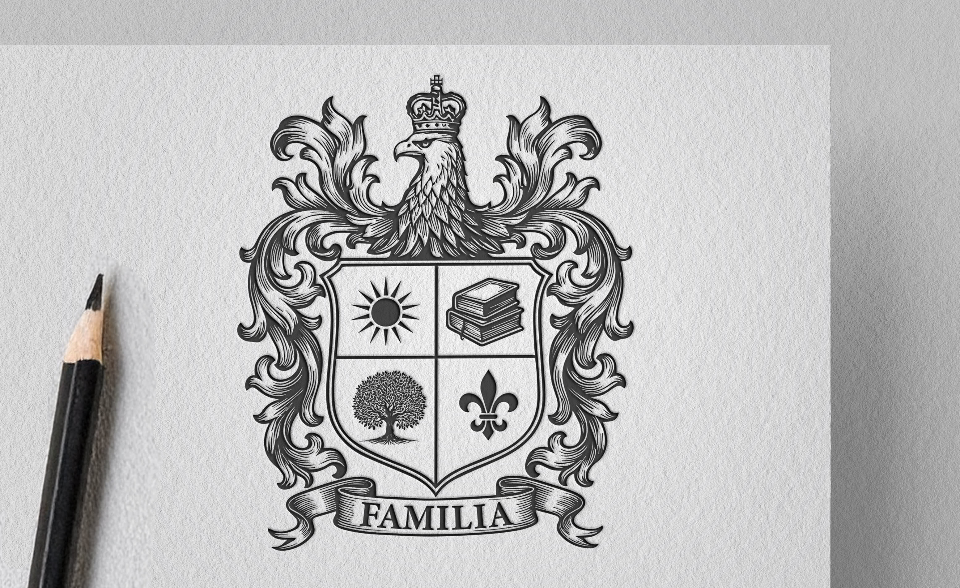 Simple Family Crest Design