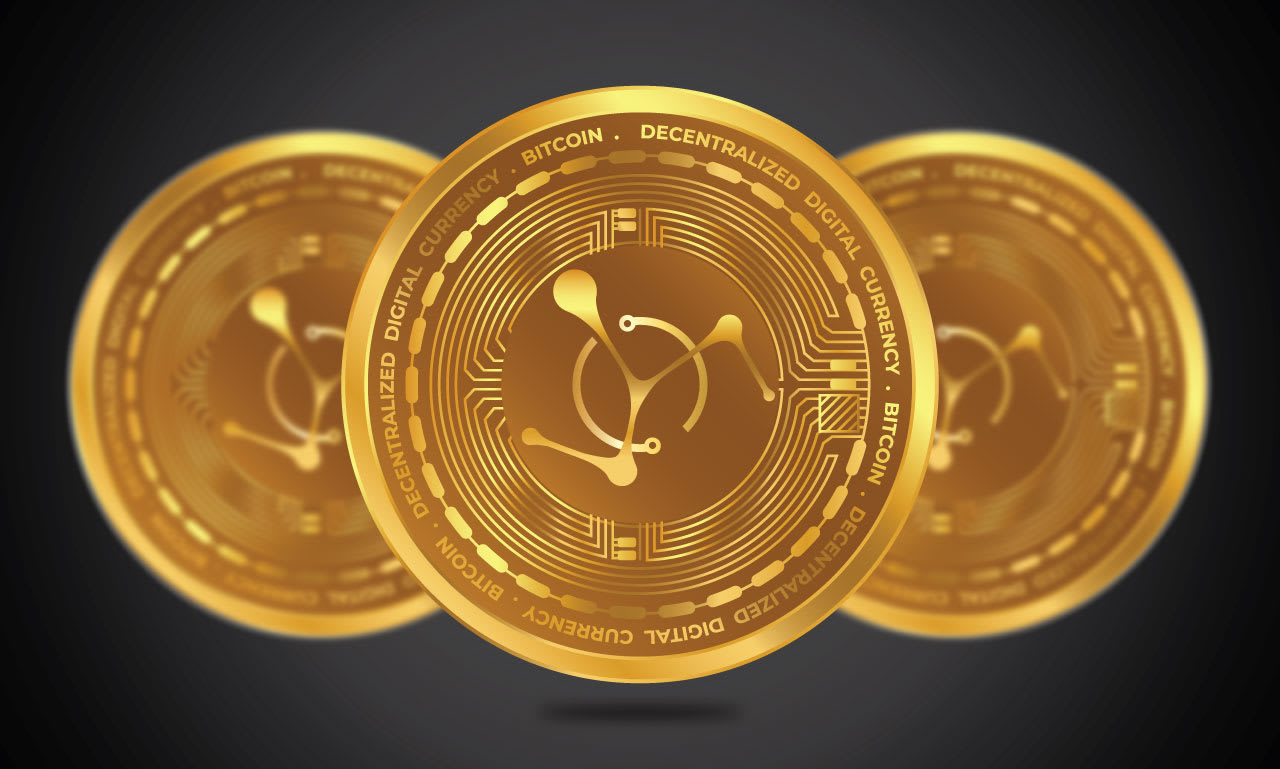 Crypto currency bitcoin token 3d gold silver coin badge logo by  Salmanahmed314 | Fiverr