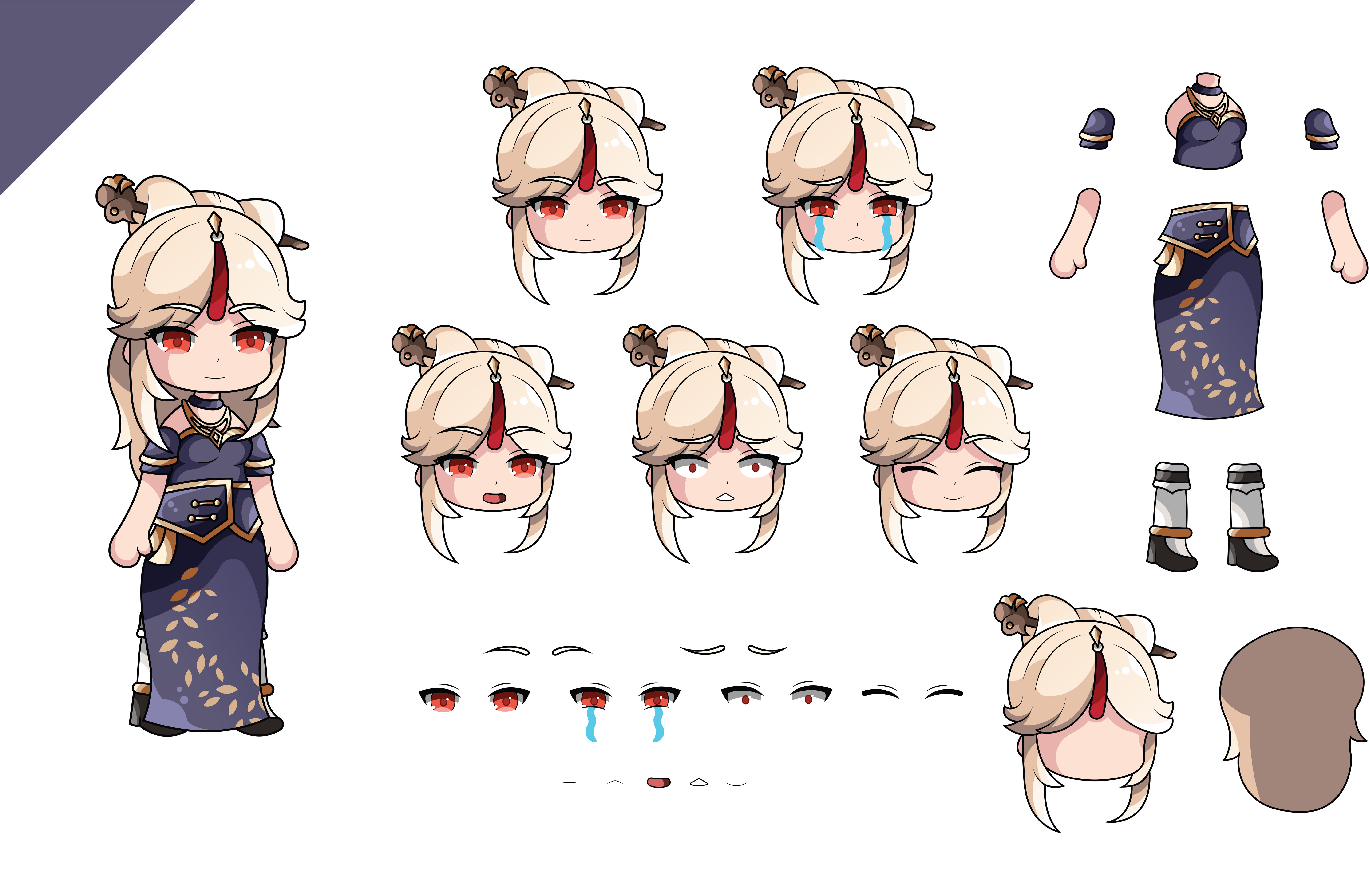 Draw gacha oc with layers for animation by Zakhariikoval