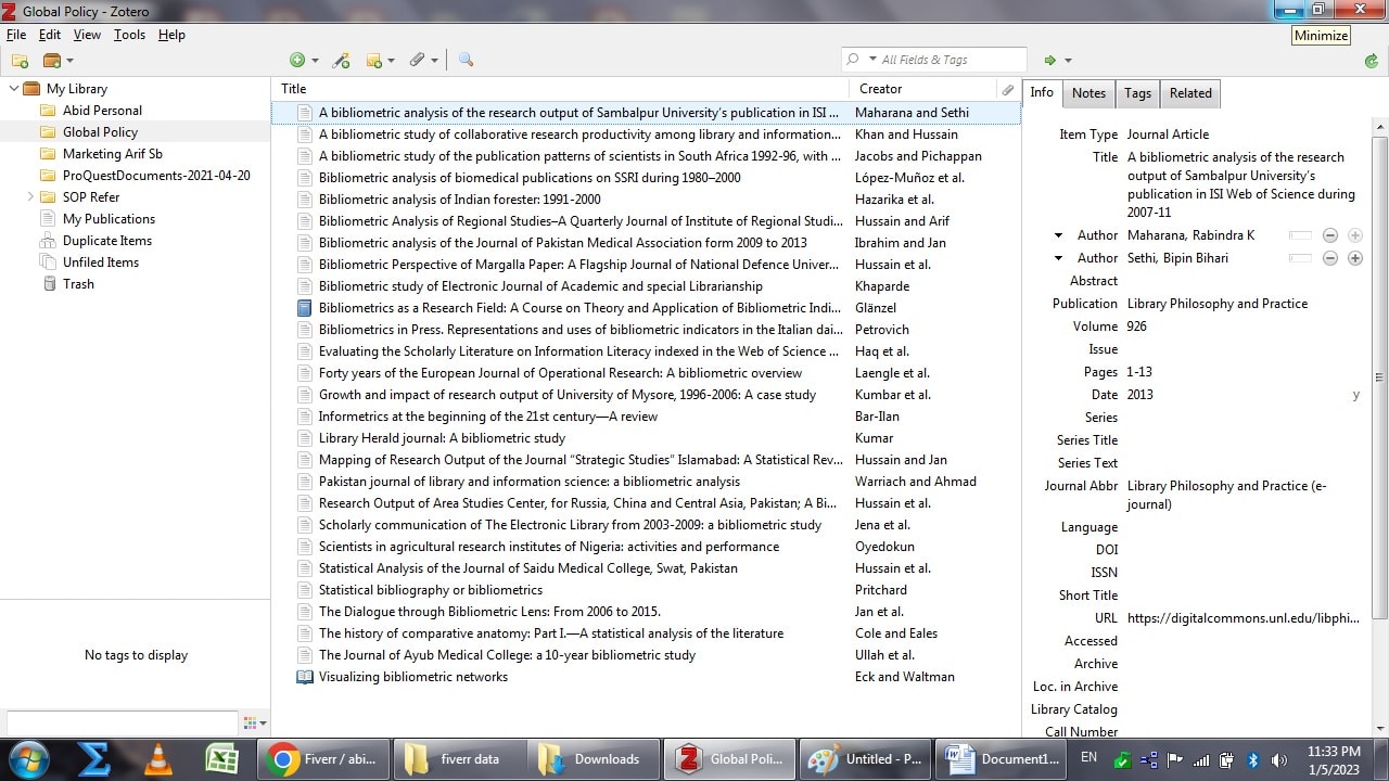 Zotero Citation Styles