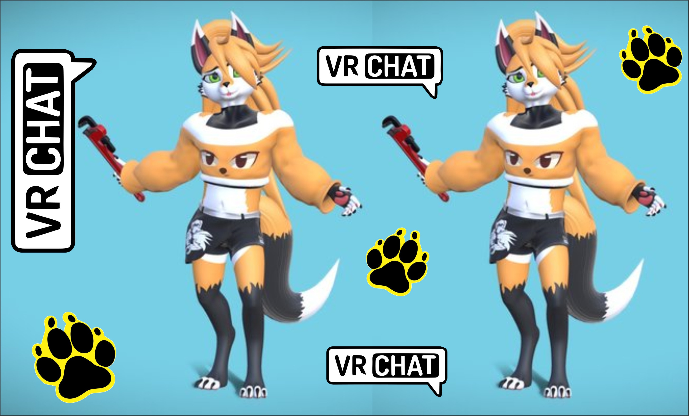 Do vrchat avatar, fursona, furry avatar, nsfw 3d model for vtuber, vrchat,  vr by Hayomhideavatar