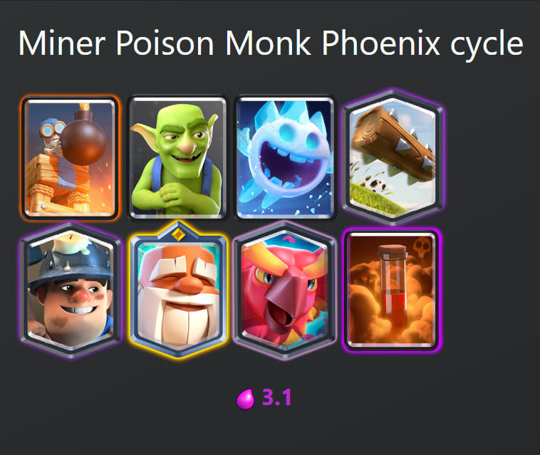 decks to use in clash royale with monk｜TikTok Search