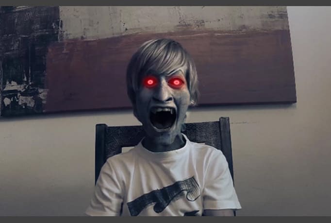 Scary Demon Face + Sound Fx (After Effects Cs6) Horror ♧ 