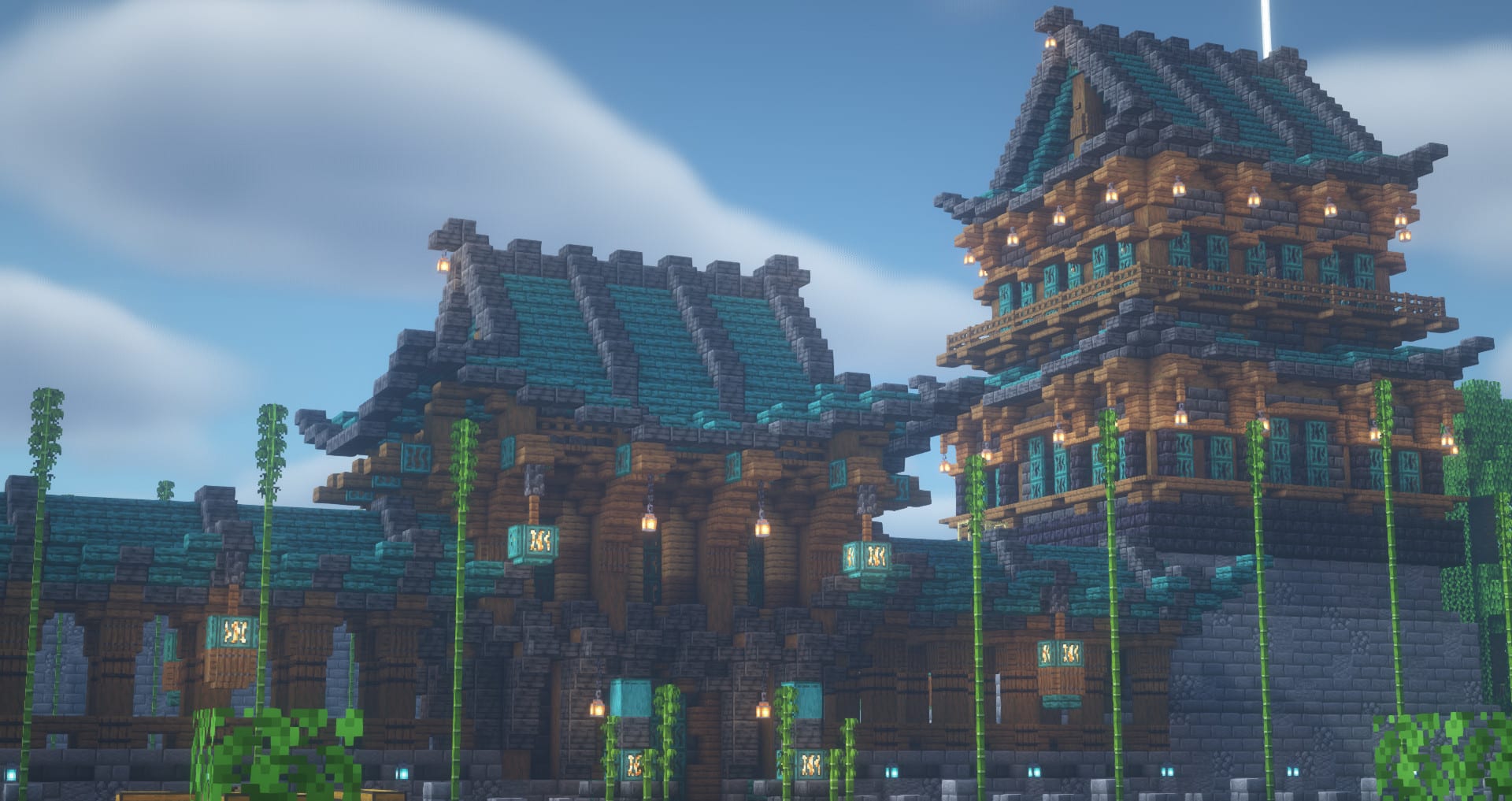 Build japanese style buildings in minecraft by Spacielion | Fiverr