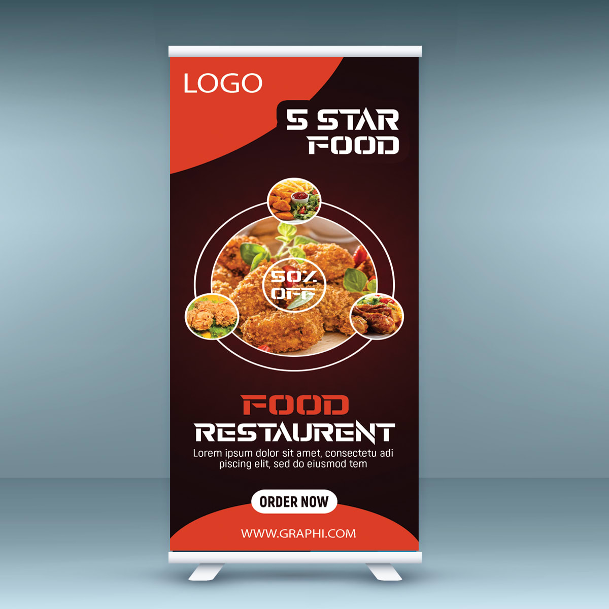 Design a rollup banner, pop up, event banner, banner ads by