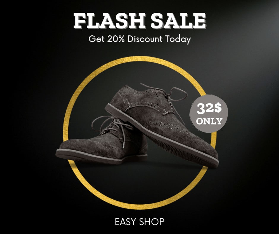 Creat amazing shoes poster for social media by Mashcat Fiverr