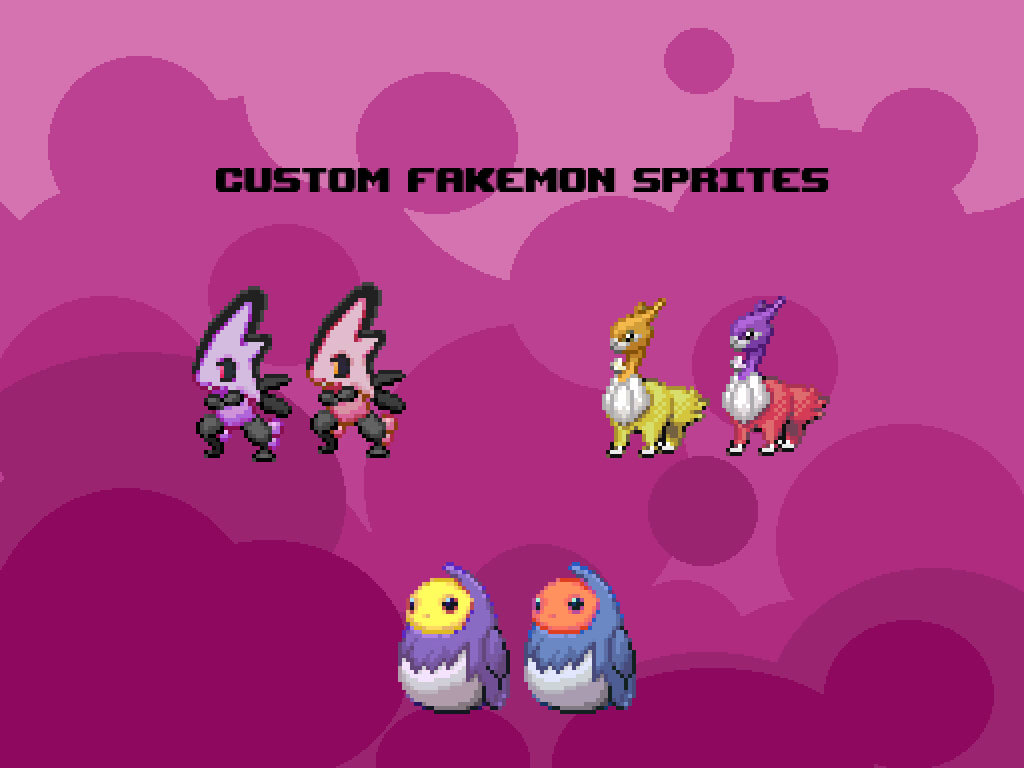 Sprites Iniciais Do Fakemon