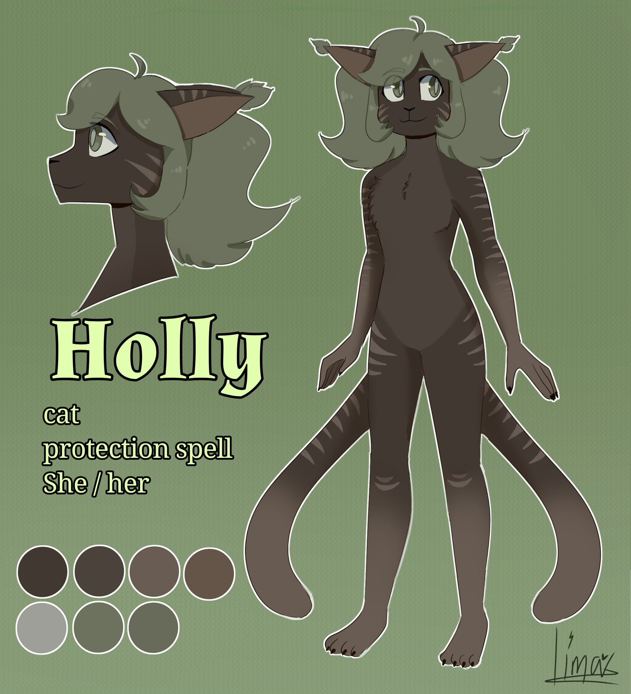 Dessinez une feuille de référence pour votre personnage fursona ou