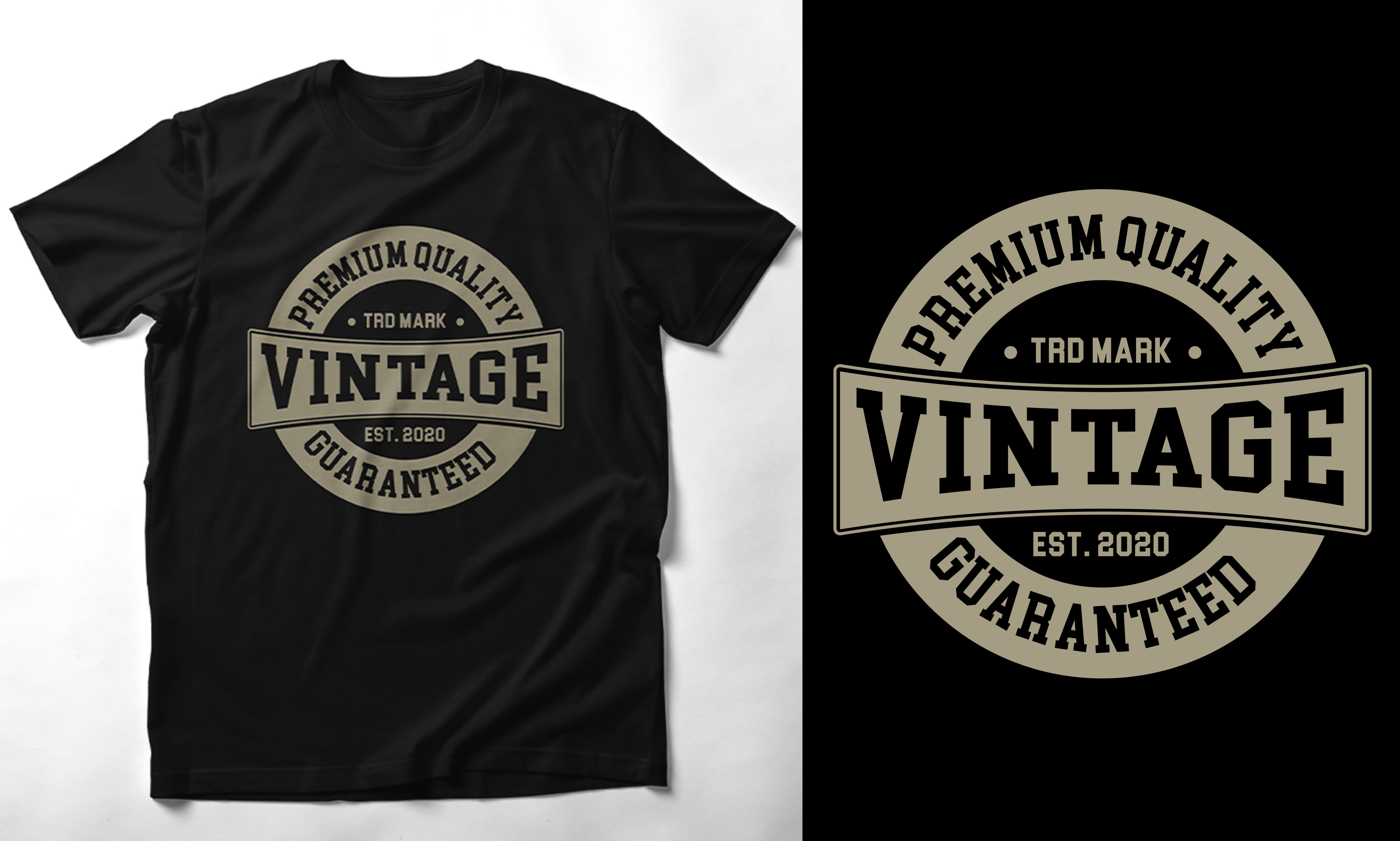 Do retro vintage t shirt design and typography tshirt design by  Mdahmadfaisal17