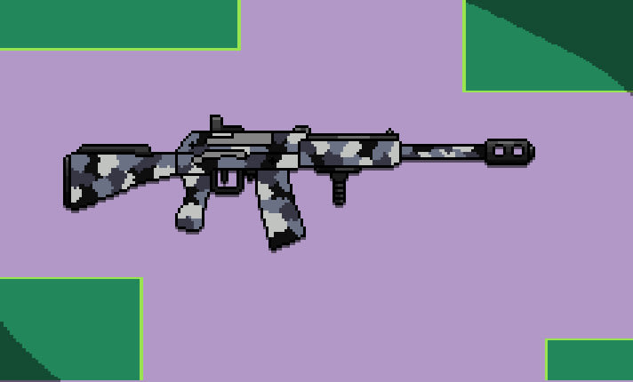 Pixel Art Rifle Gun Graphic by Muhammad Rizky Klinsman · Creative Fabrica