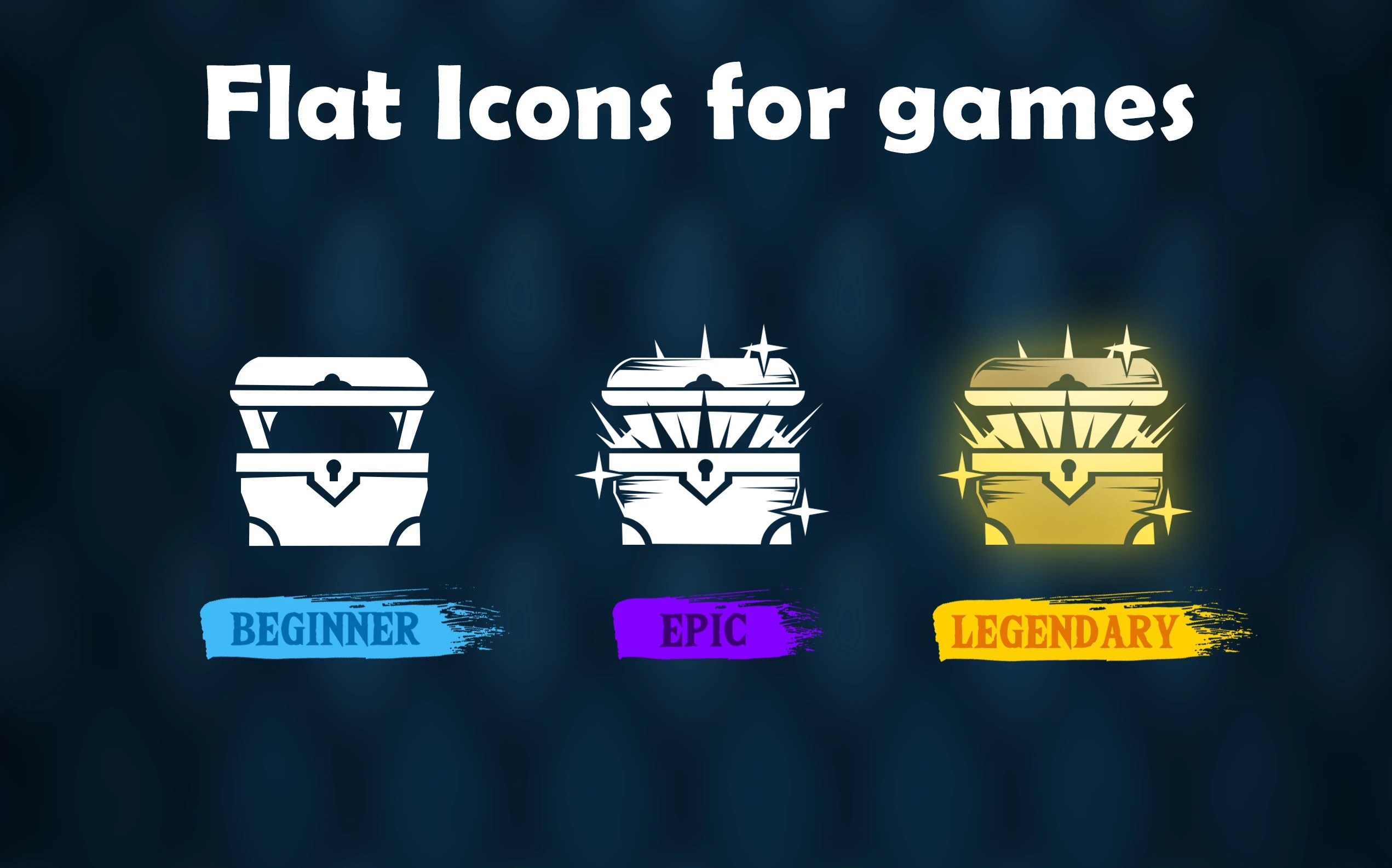 Design 2d flat ui icons, items, skills for your games by Sketchstudioart |  Fiverr