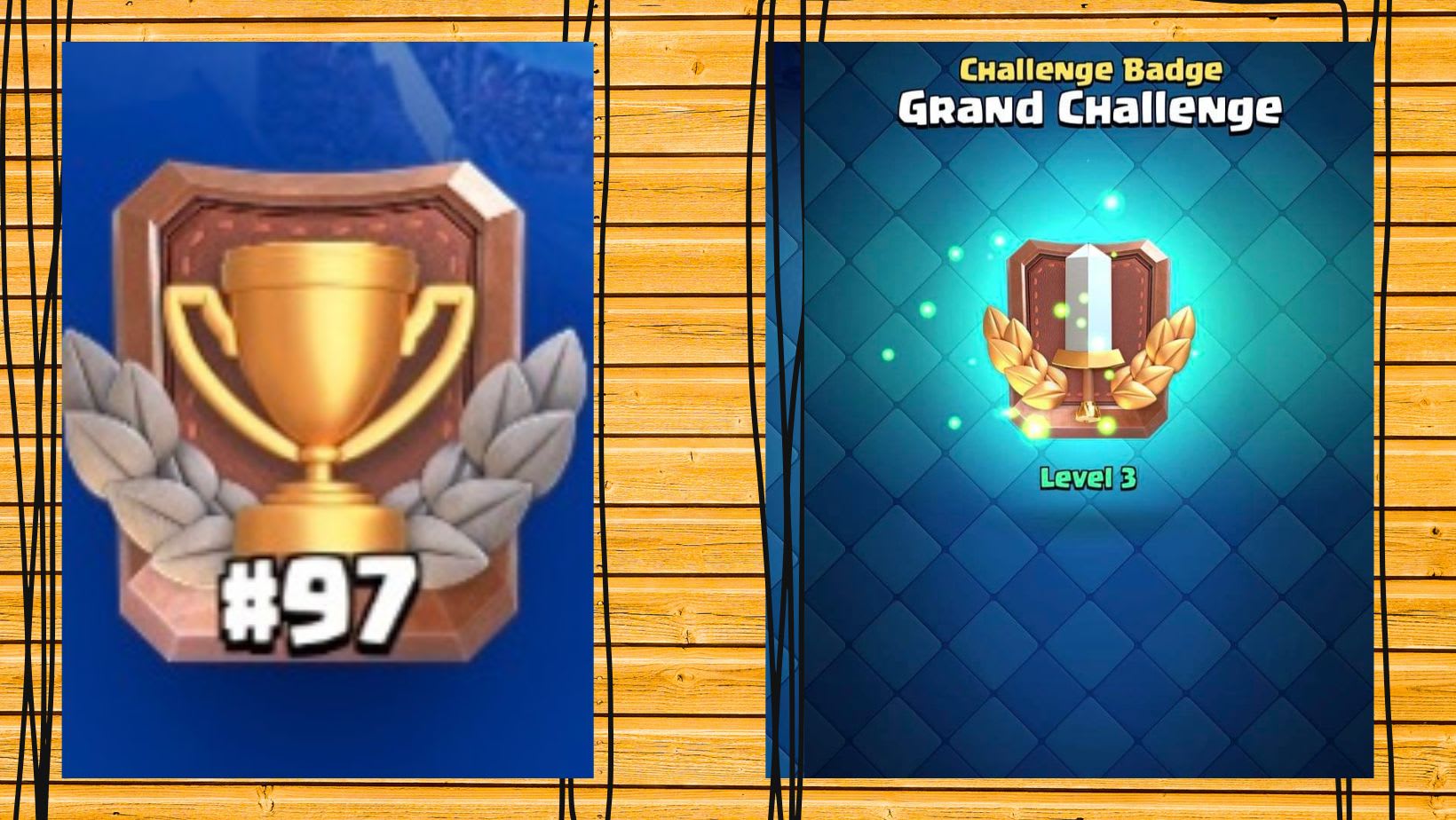 Clash Royale Ladder and Global Tournament Ranked Badges