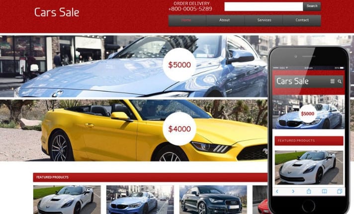 Design moving company website car dealership car sales used car