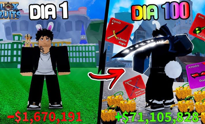 Upo Sua Conta No Blox Fruits (Roblox) - Serviços, Produtos, Comprar