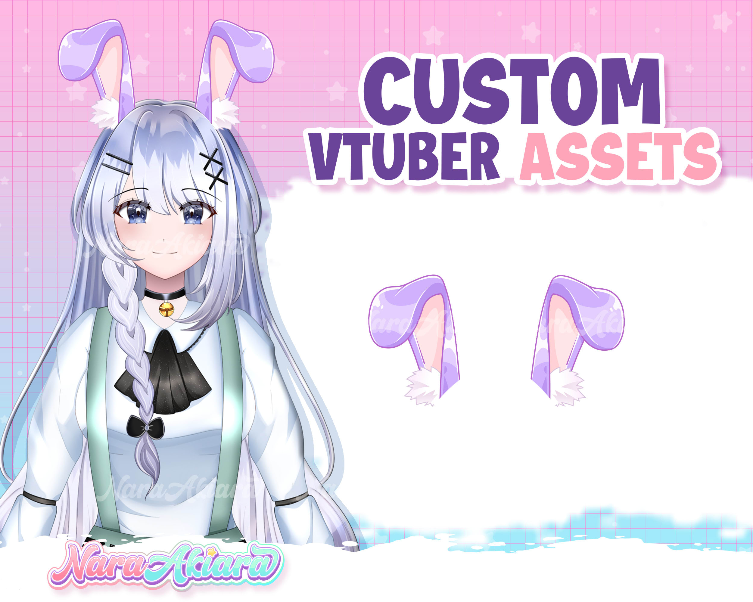 Aiko avatar Animation Vtuber Showcase by Ninora-Art -- Fur