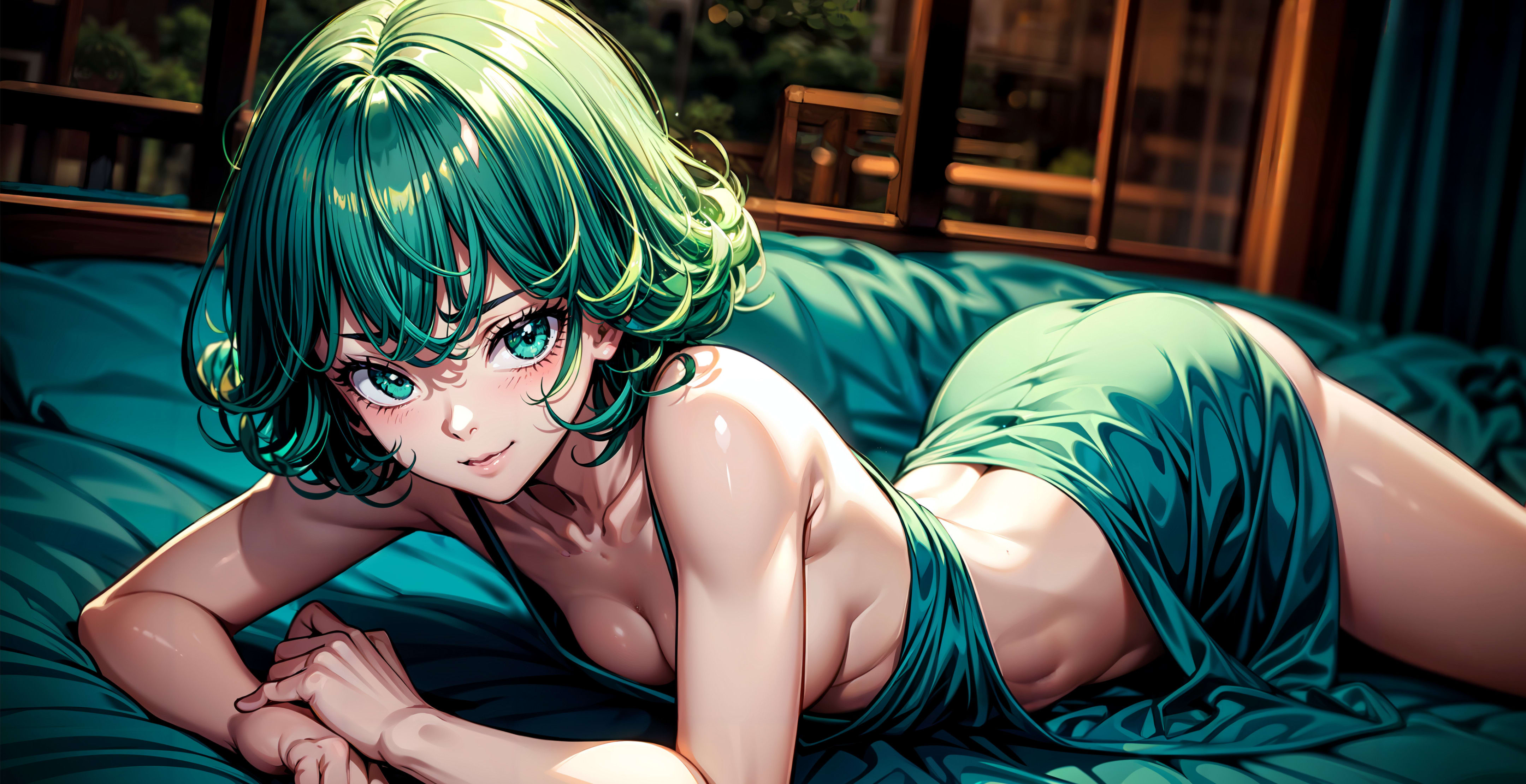 tatsumaki girl, anime, HD,, Stable Diffusion