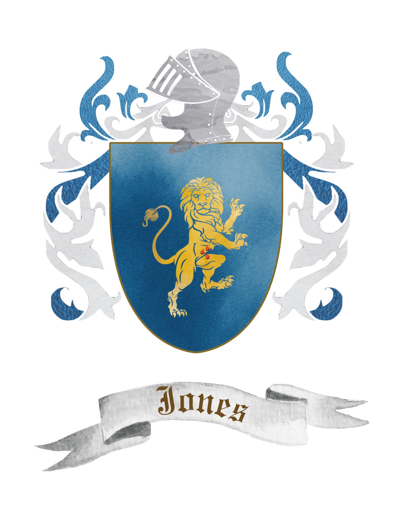 Create a custom family crest coat of arms by Lizzdonley Fiverr