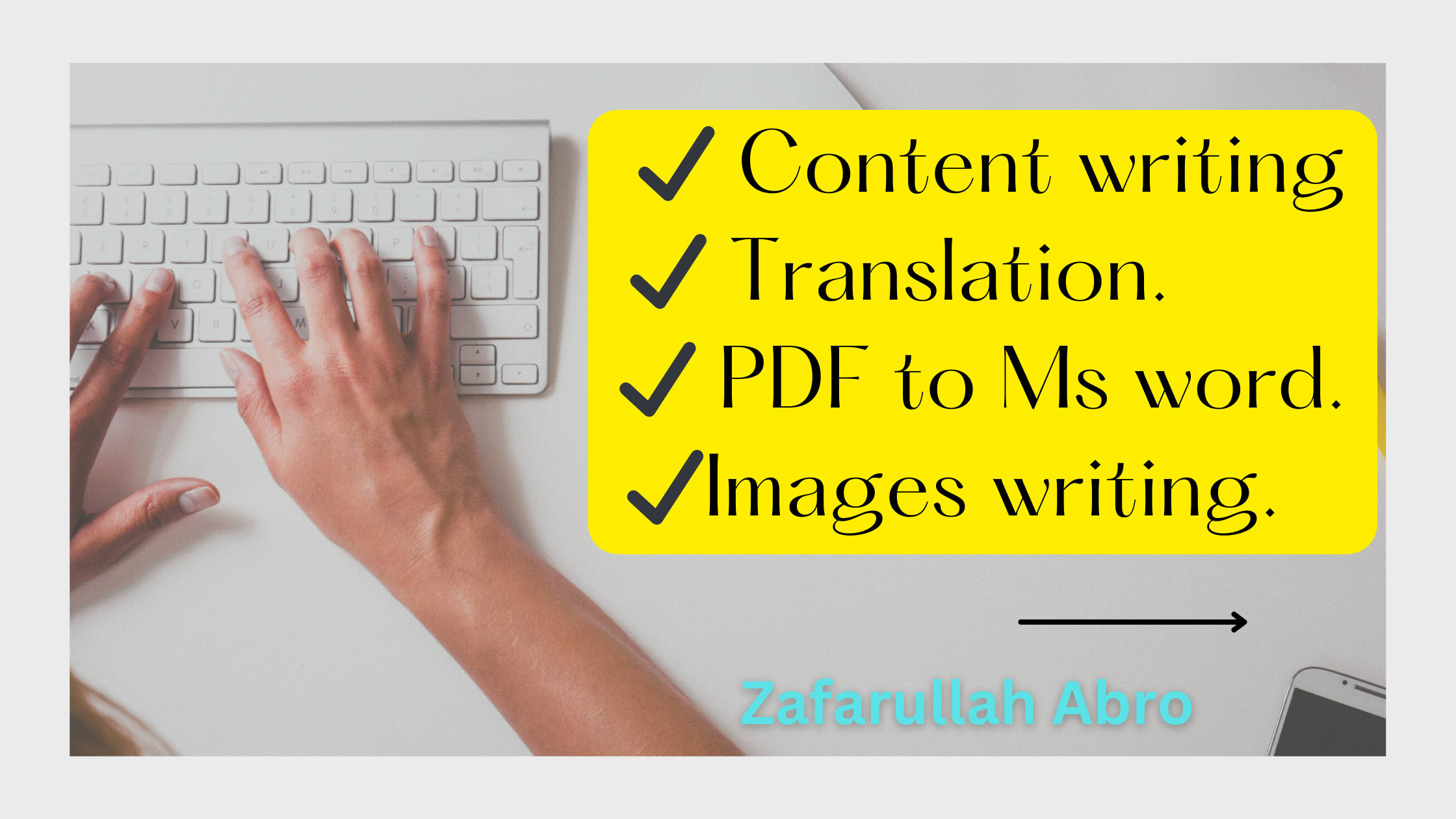 Writing, translation images writing by Zkabro | Fiverr