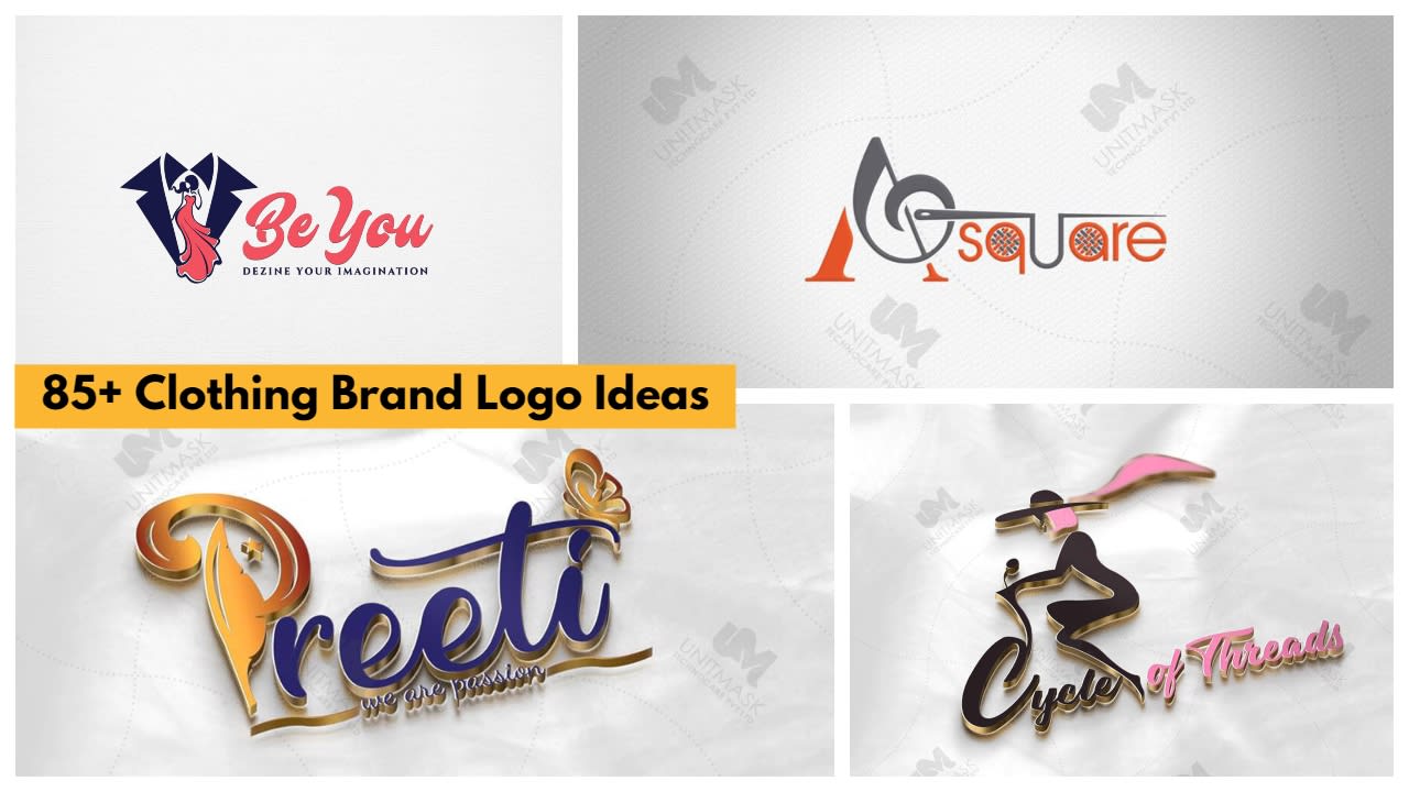 Create a logo for your clothing line or for casual wear by