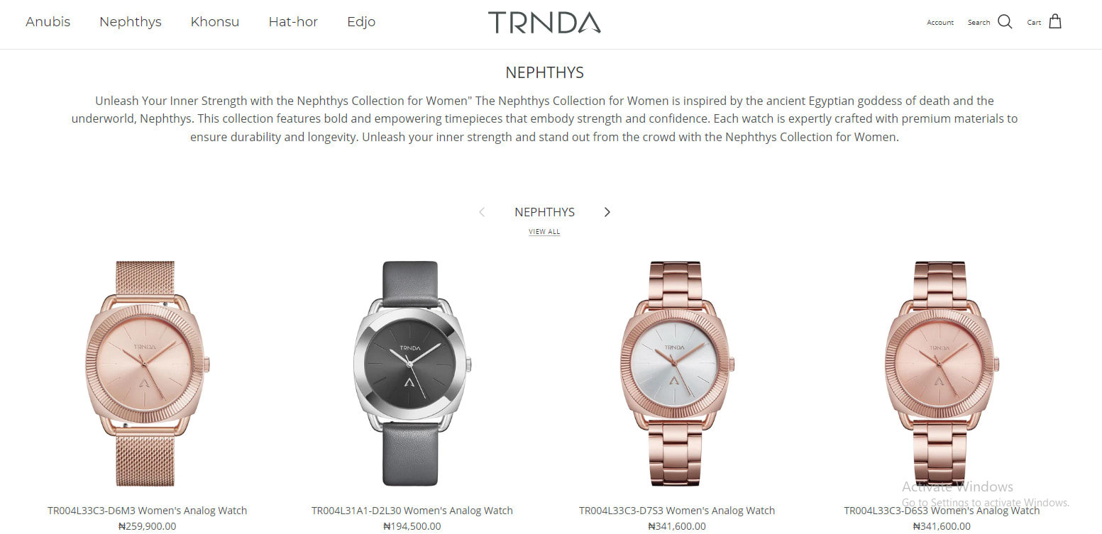 Design stunning watches shopify store watch accessories website by