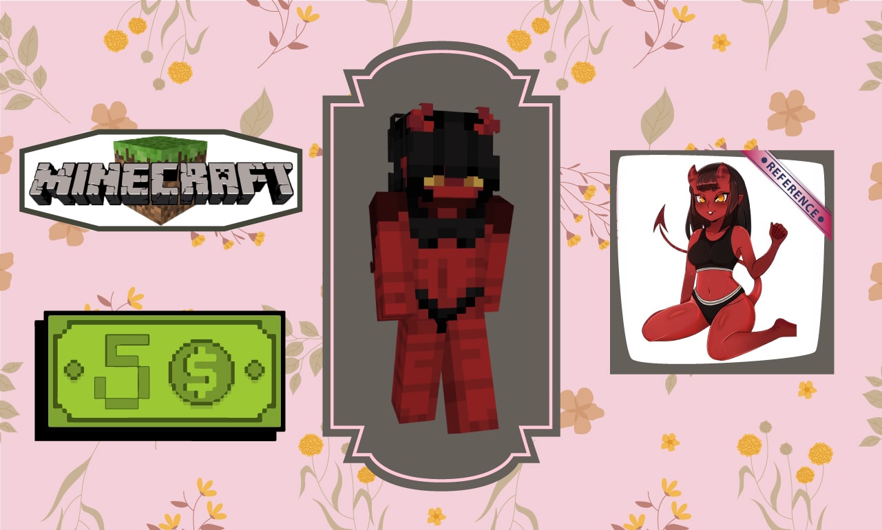 Meru succubus minecraft skin (95) фото