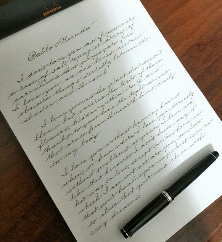 Handwrite letters, notes, postcards, etc in a beautiful cursive handwriting  by Muskanaswani745