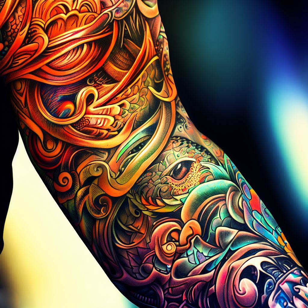 create a tattoo sleeve