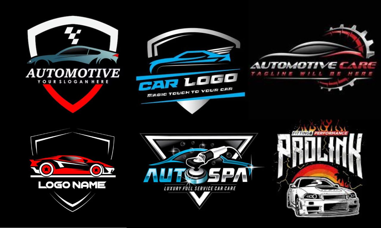 Concevoir un logo de concessionnaire automobile, de voiture, de réparation  automobile et d'atelier