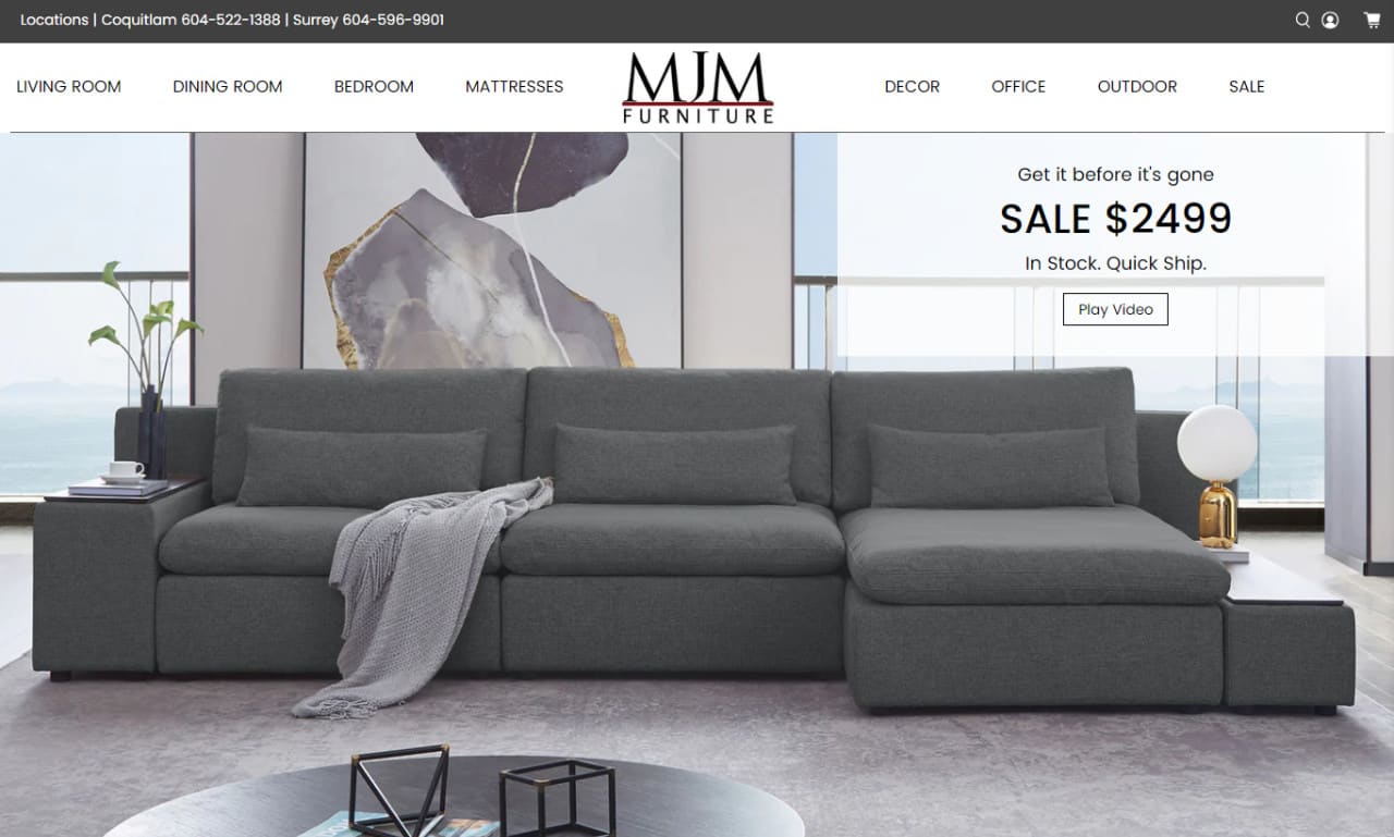 Unique hotsell furniture website