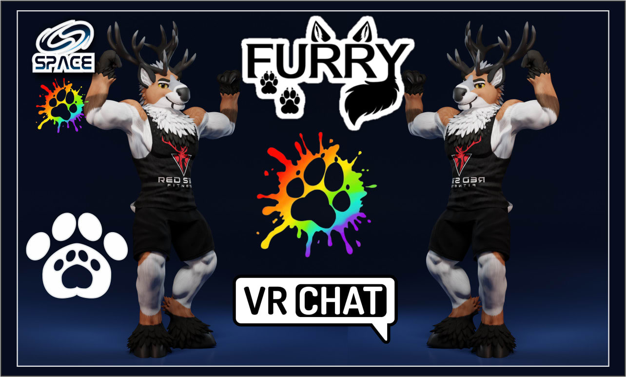 Create custom 3d nsfw furry avatar model for vrchat, vtuber by  Sneaky_avatar | Fiverr