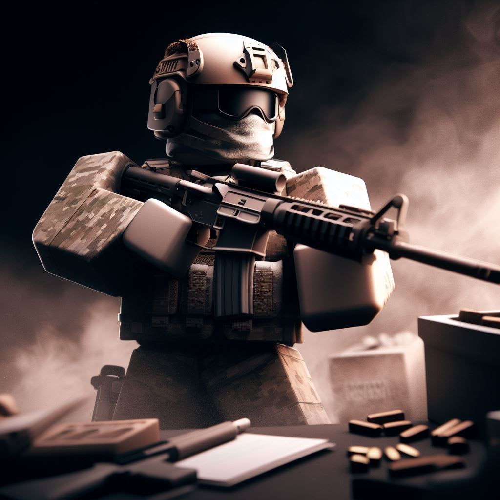 Roblox Military GFX I made for a commission