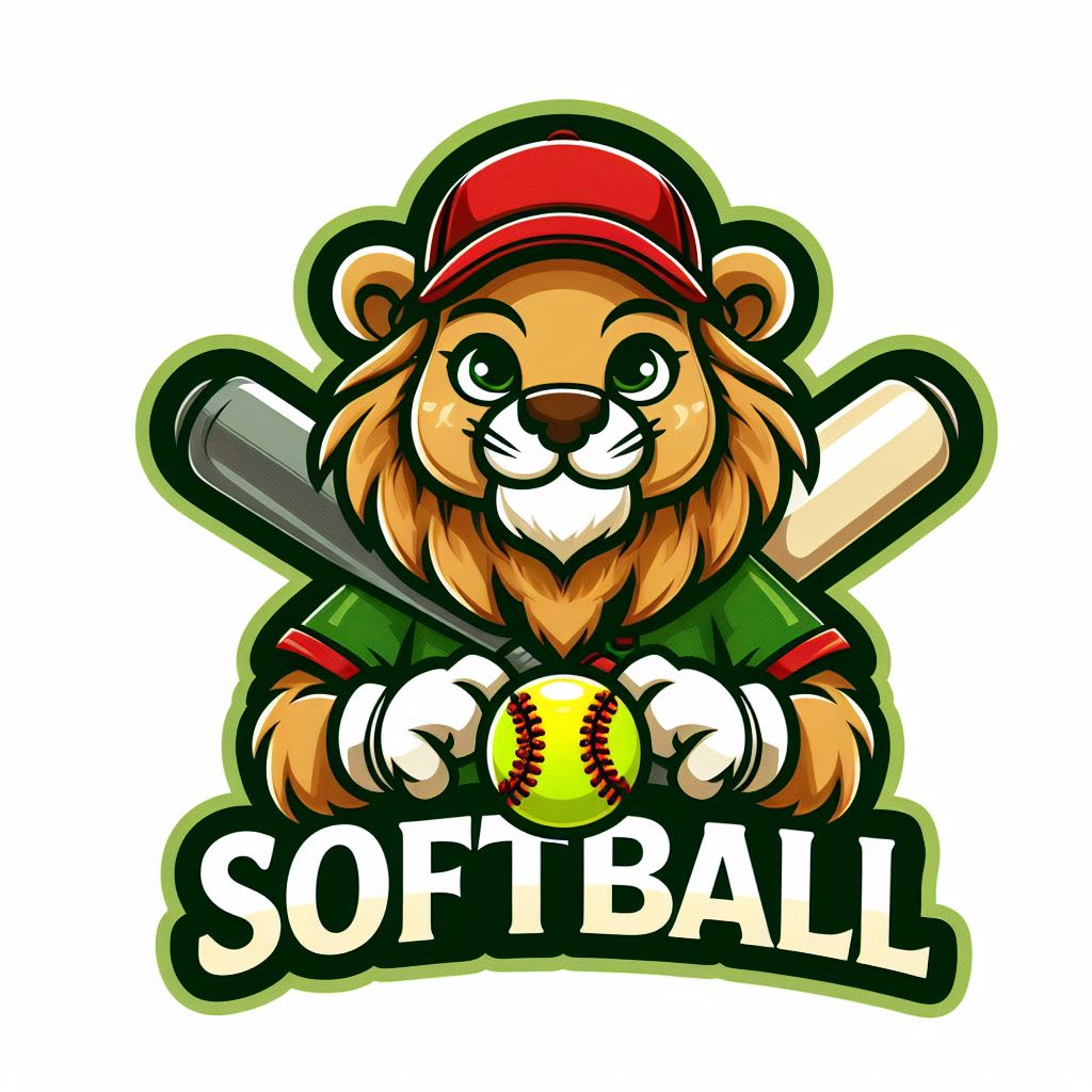 Design outstanding lion softball mascot logo with express delivery by  Jude_jon | Fiverr, image size:1024x1024