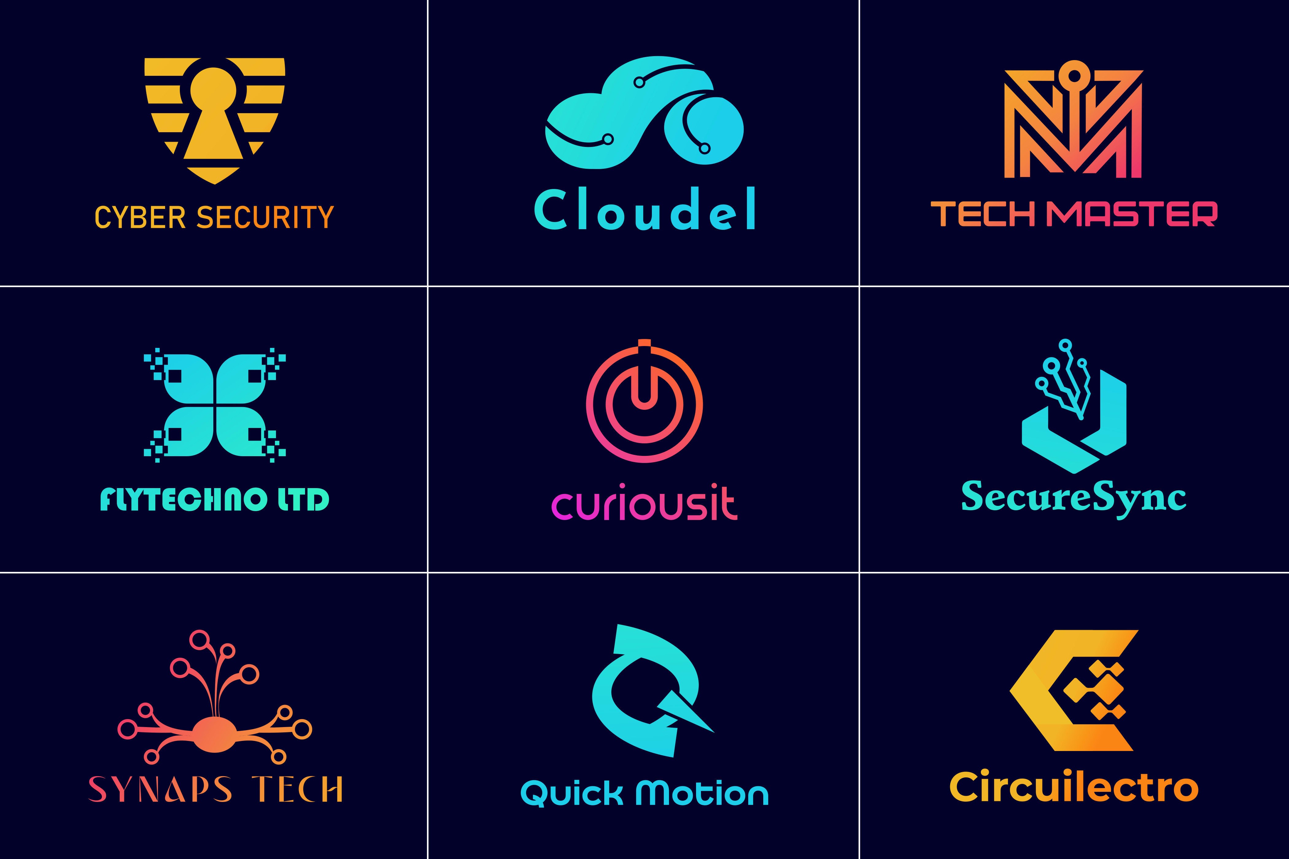 Design tech startup brand cyber security saas technology app crypto website  logo by Raian_furkat | Fiverr