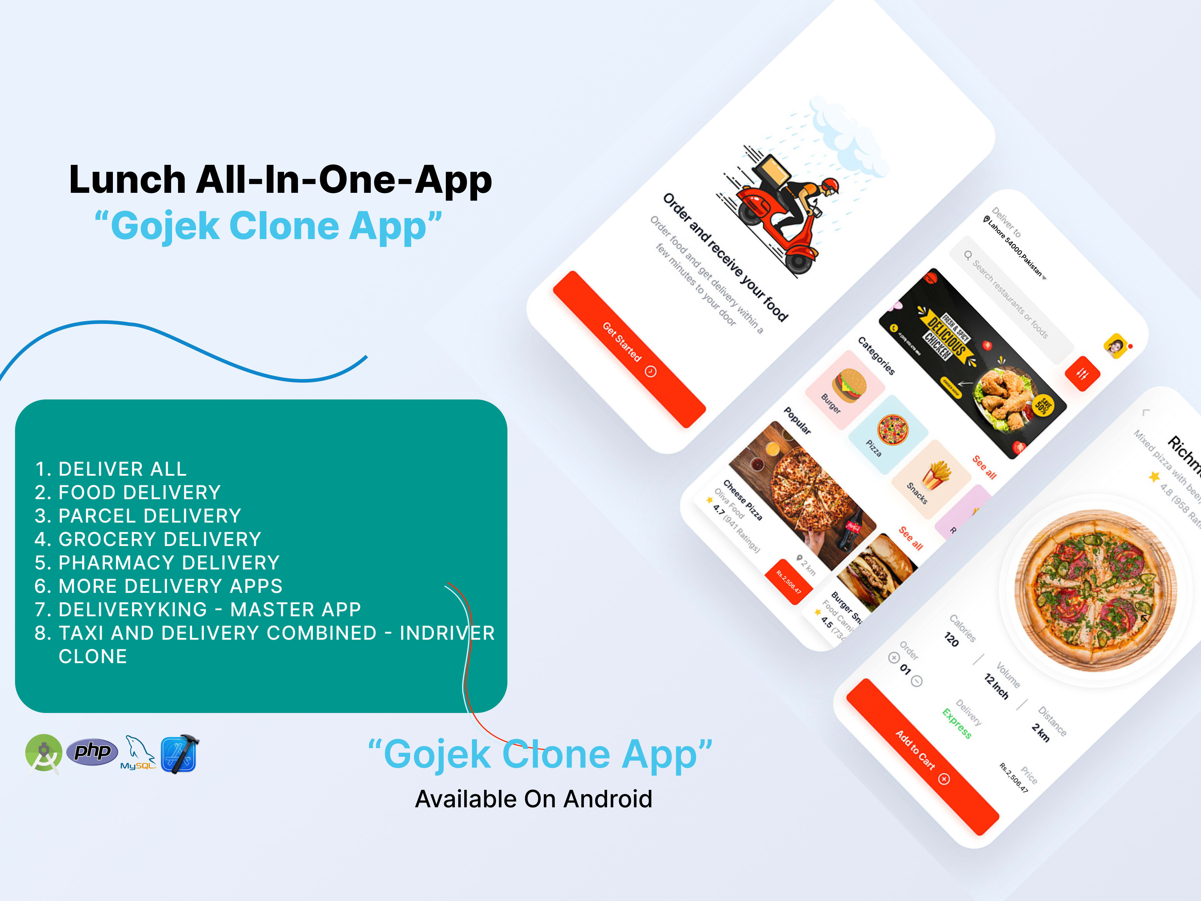 Gojek Clone On Demand Multi Service App Like Gojek For Gojek Clone