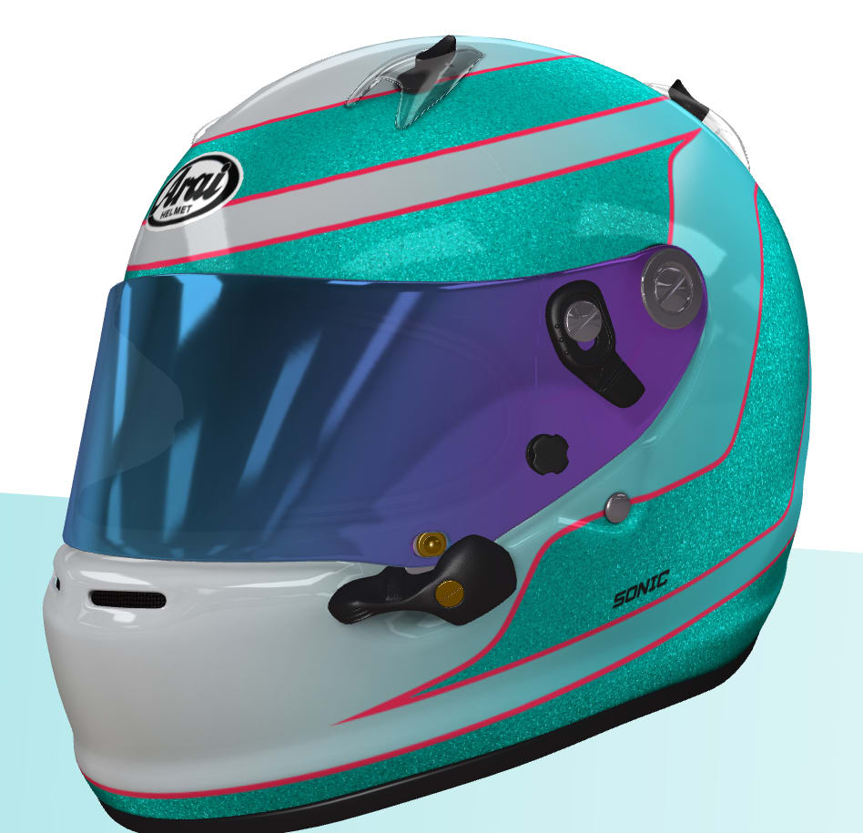 Design a karting helmet by M24mbh Fiverr