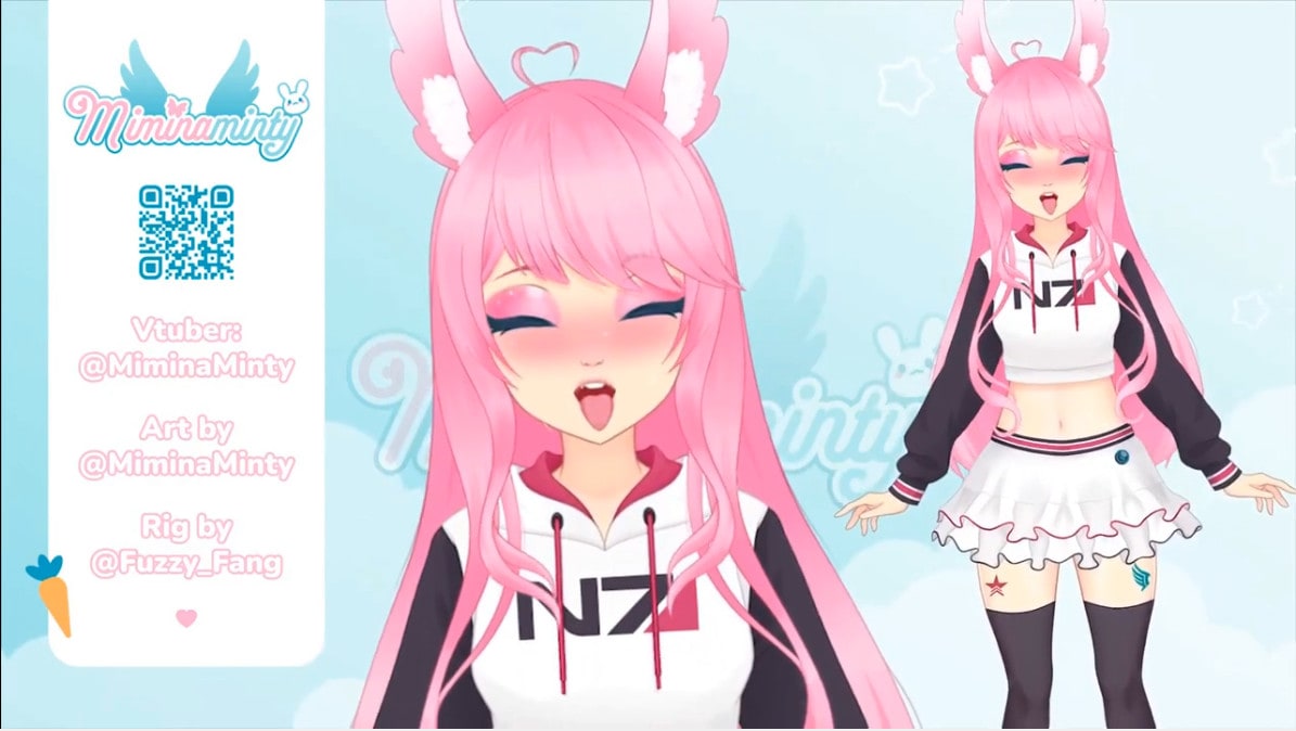 Create live2d vtuber model, vtuber character, rigging, and