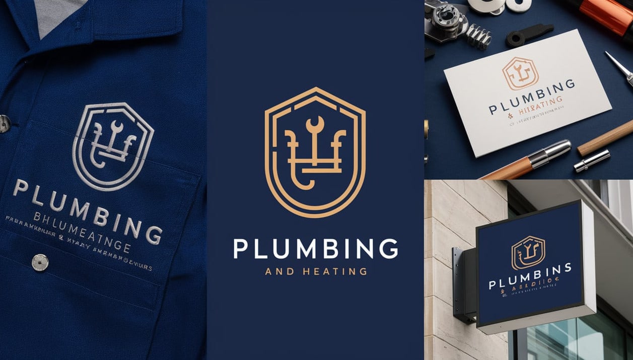Design a plumbing heating air conditioning hvac oil gas logo by