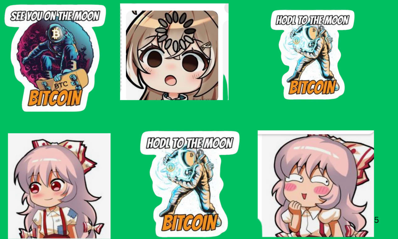 Crypto sticker discord emotes telegram sticker animated sticker emoji gif  badge by E_brinks | Fiverr