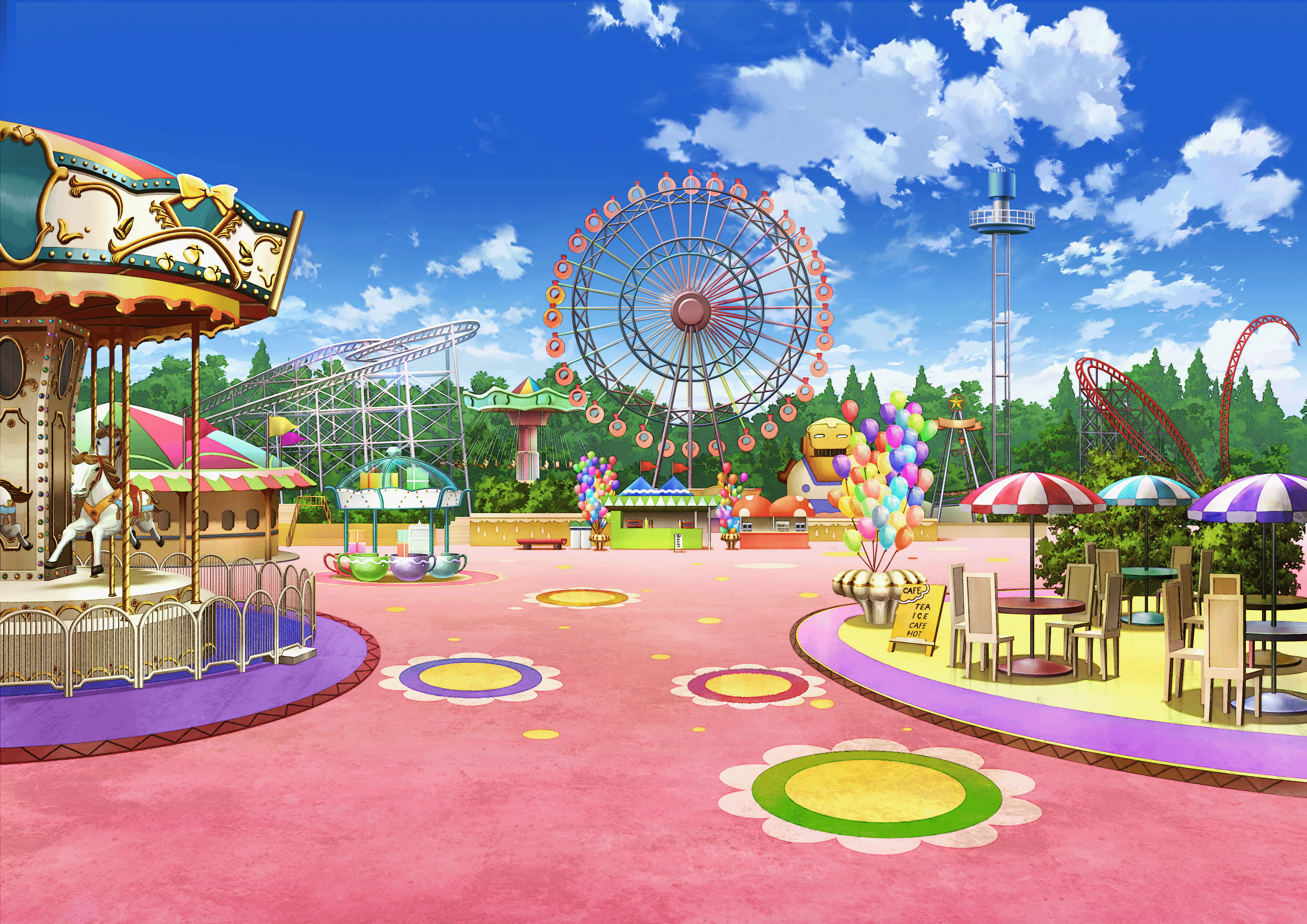 Carousel | Art background, Original image, Anime images