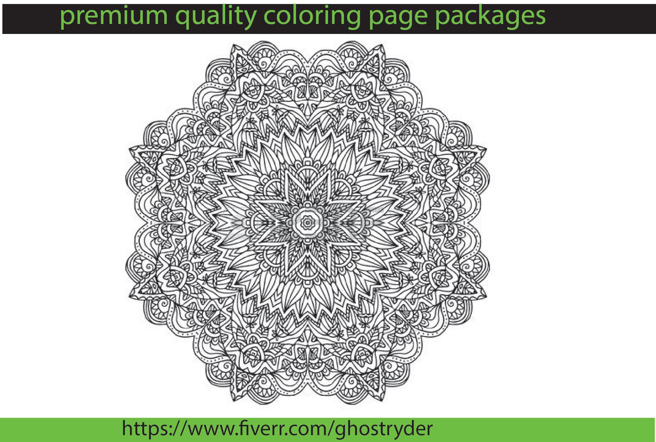 Create Any Type Professional Coloring Pages For You By Ghostryder