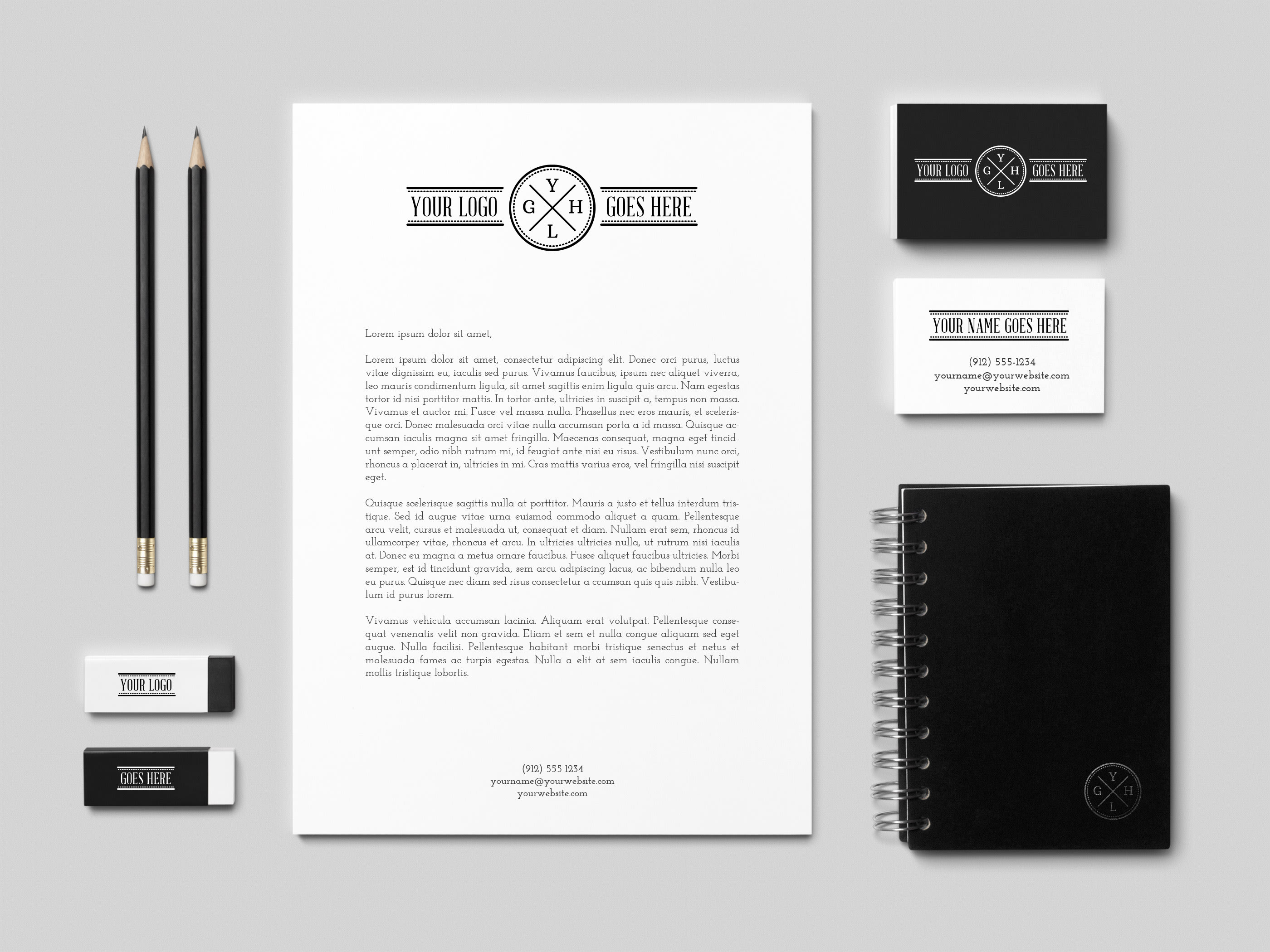 Download Design Your Corporate Brand Identity Mockup By Katiemiller01 Fiverr