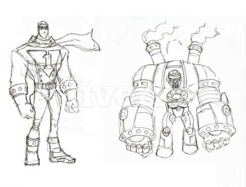 Draw your superhero concept by Sandata