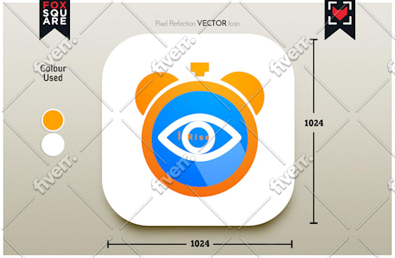 Design a flat icon by Foxsquare