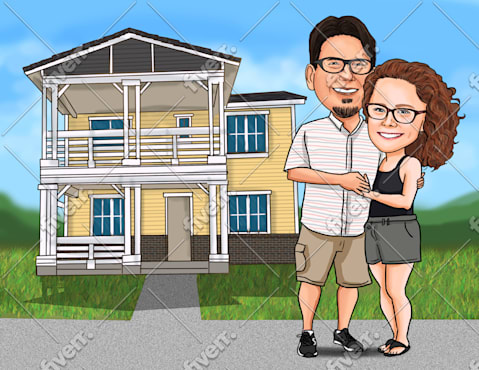Make a cartoon caricature of you by Sweet_christine